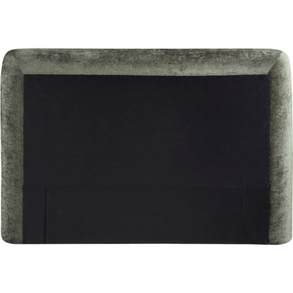Blair Green Chenille Fabric Upholstered Twin Bed