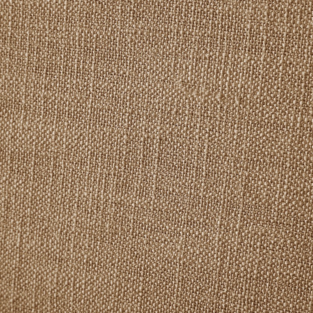 Everest Tan Linen Textured Fabric King Bed