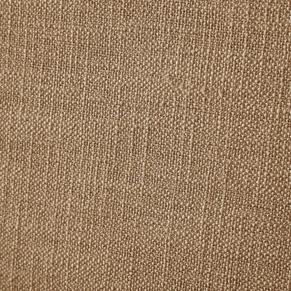 Everest Tan Linen Textured Fabric King Bed