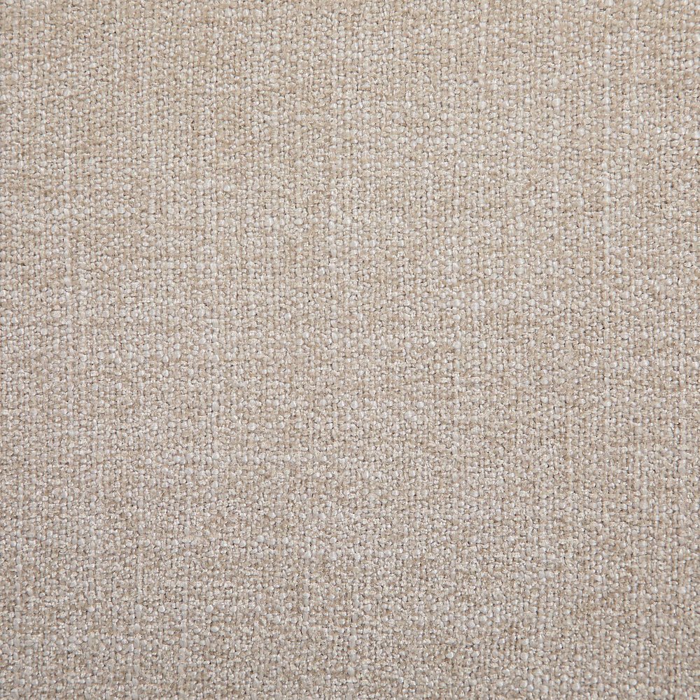 Adam Beige Linen Textured Fabric Queen Bed