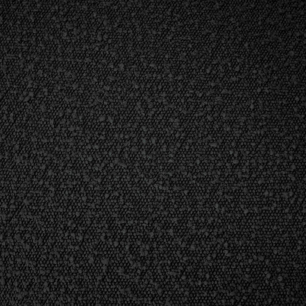 Adam Black Boucle Fabric Full Bed