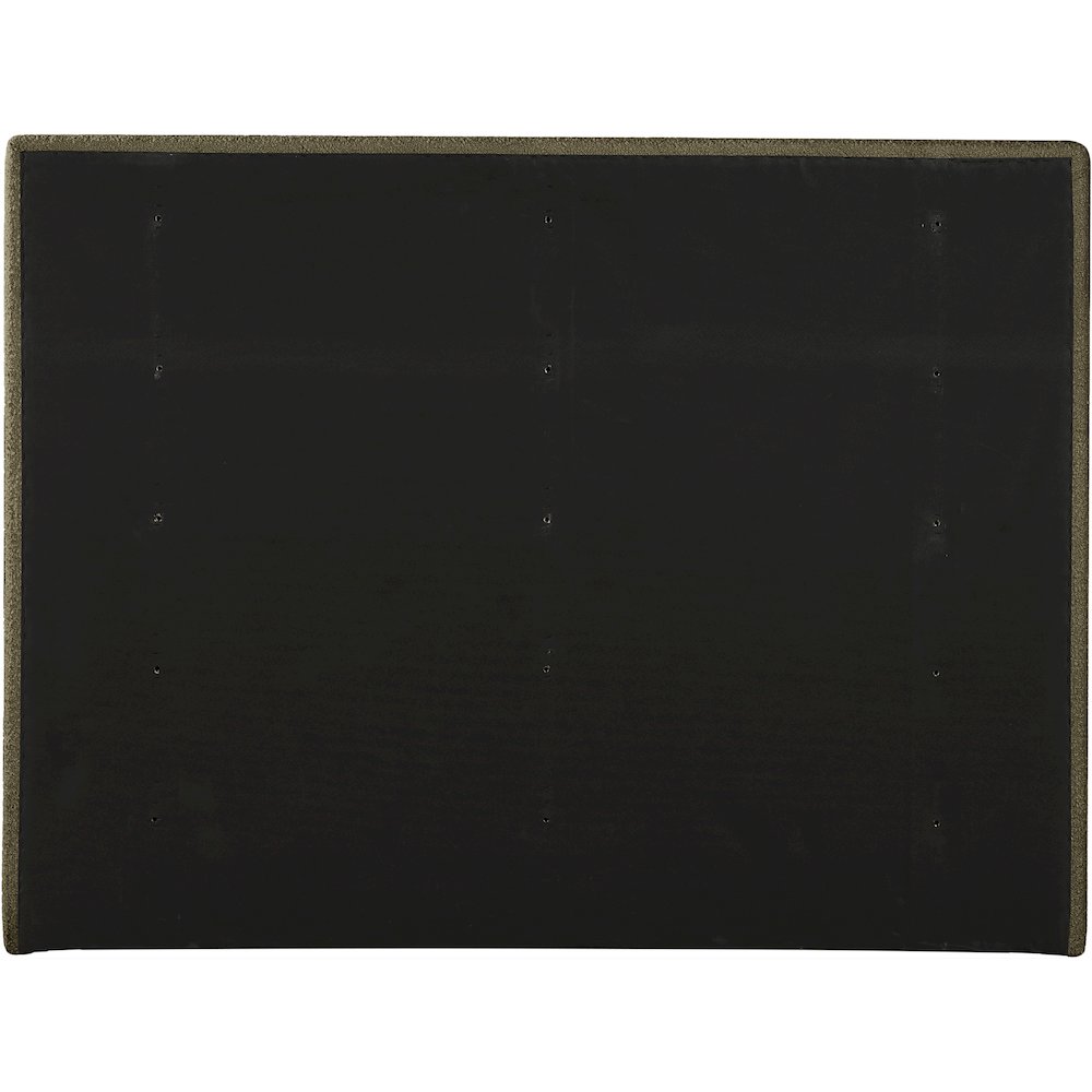 Adam Olive Boucle Fabric Queen Bed