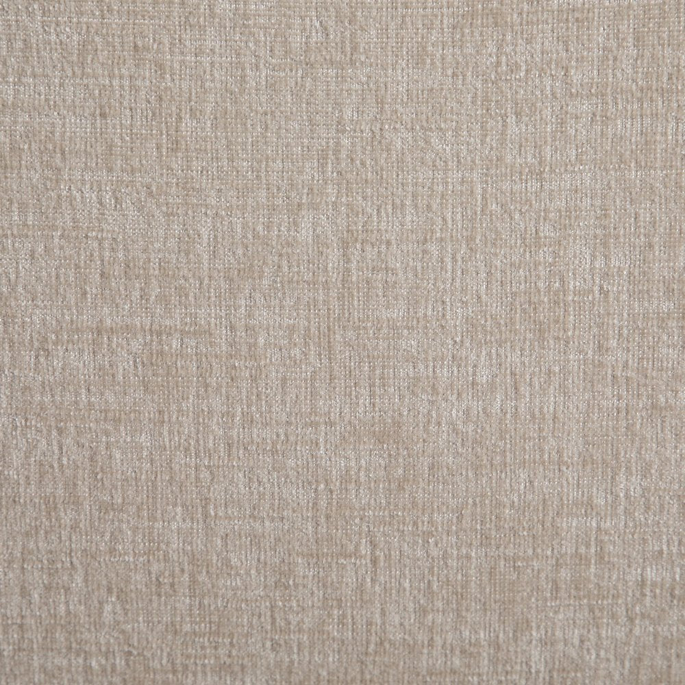 Adam Beige Chenille Fabric King Bed