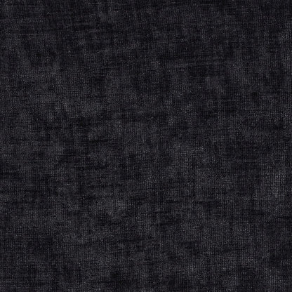 Adam Black Chenille Fabric King Bed