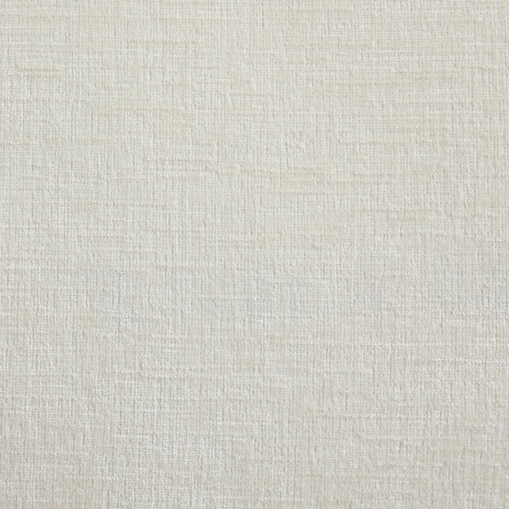 Adam Cream Chenille Fabric King Bed