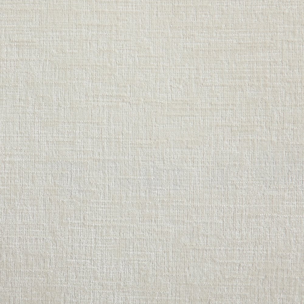 Adam Cream Chenille Fabric Queen Bed