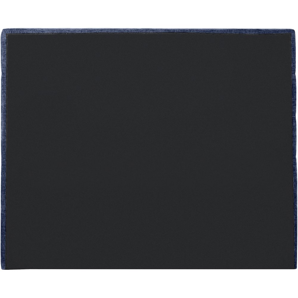 Adam Navy Chenille Fabric Full Bed