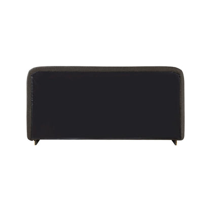 Rigby Brown Boucle Fabric Queen Bed