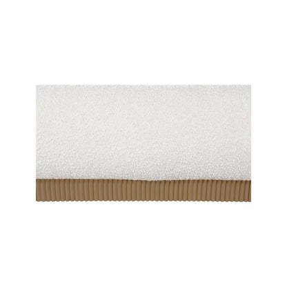Rigby Cream Boucle Fabric King Bed