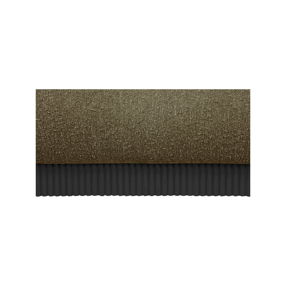 Rigby Olive Boucle Fabric Queen Bed