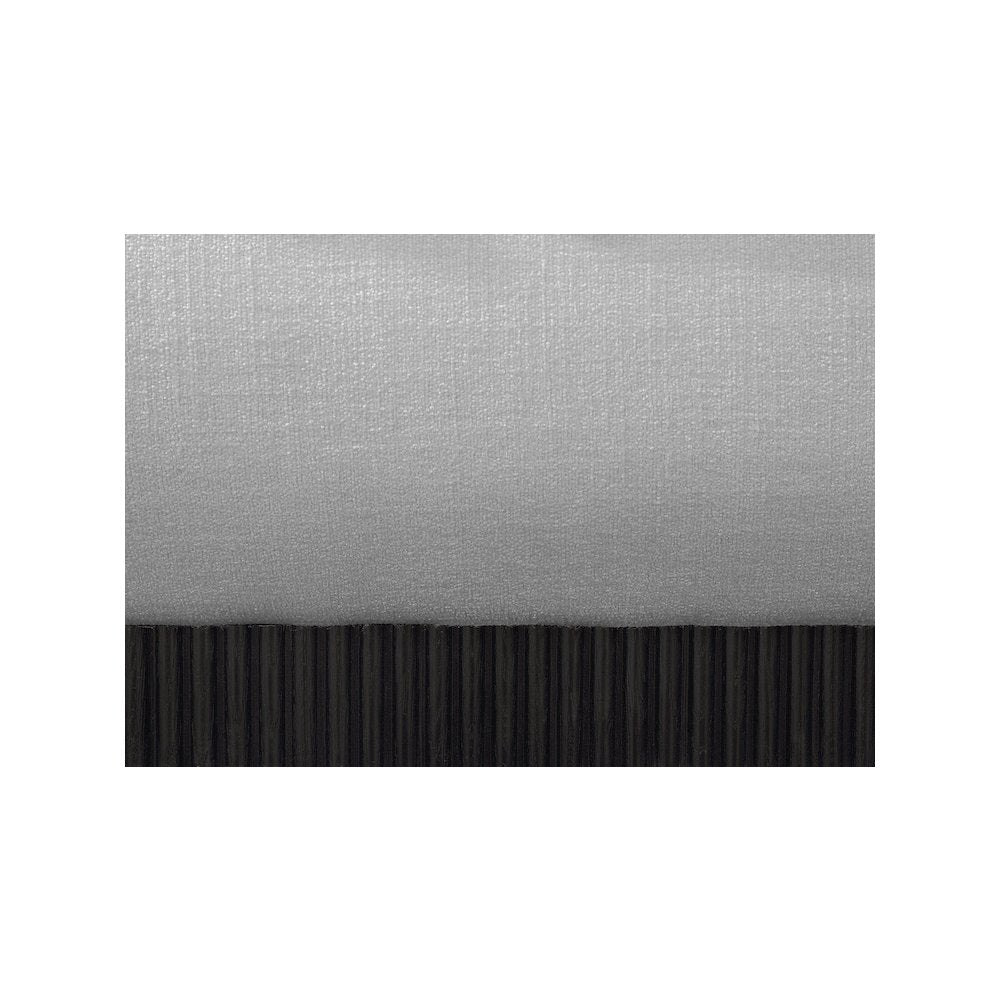 Rigby Grey Linen Textured Fabric Queen Bed