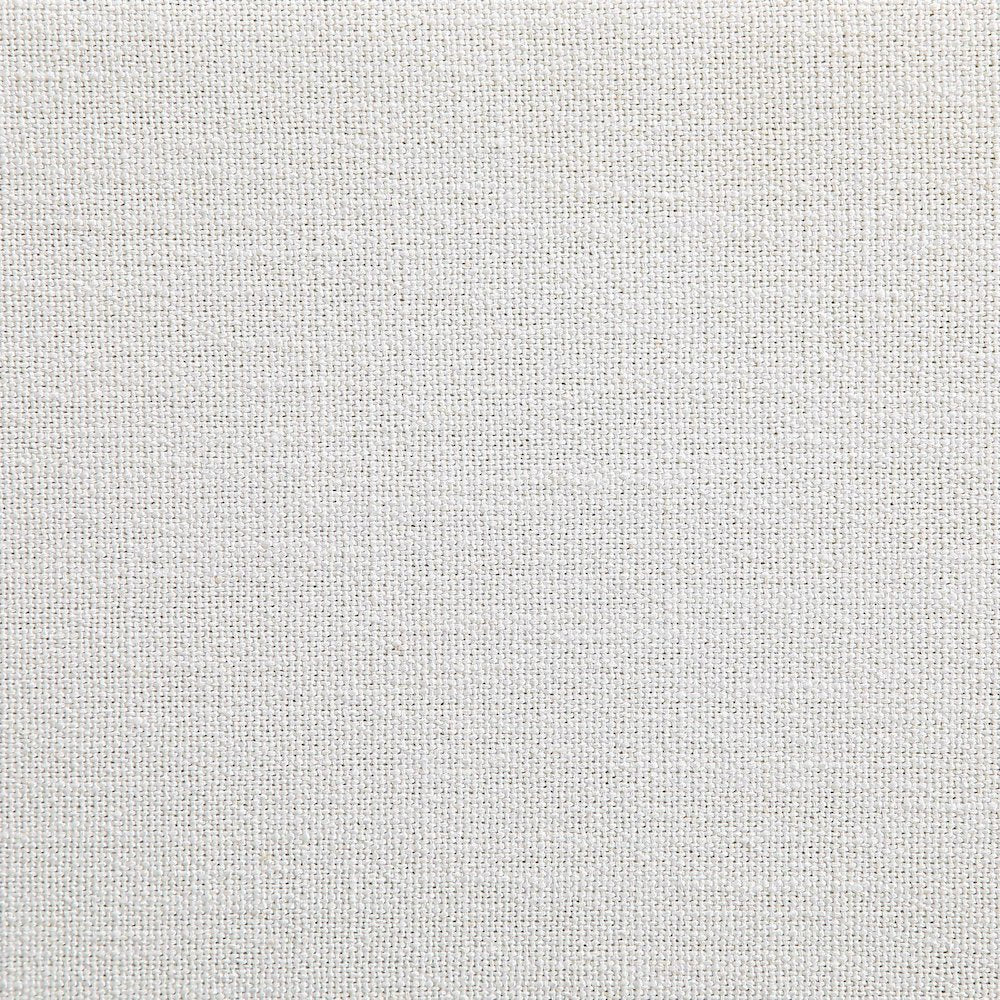 Aurin Cream Linen Textured Fabric Upholstered Queen Bed