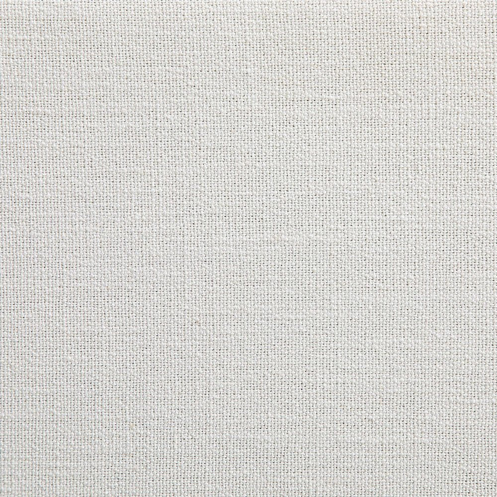 Aurin Cream Linen Textured Fabric Upholstered Full Bed