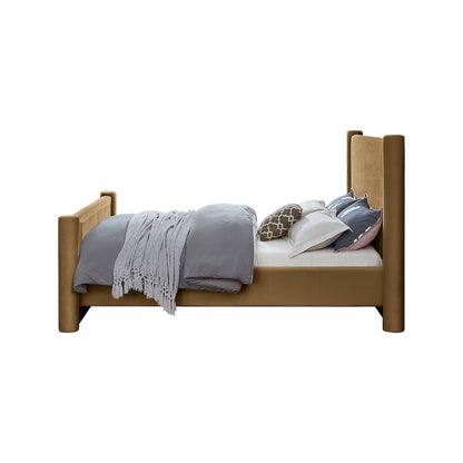 Elias Saddle Velvet Full Bed