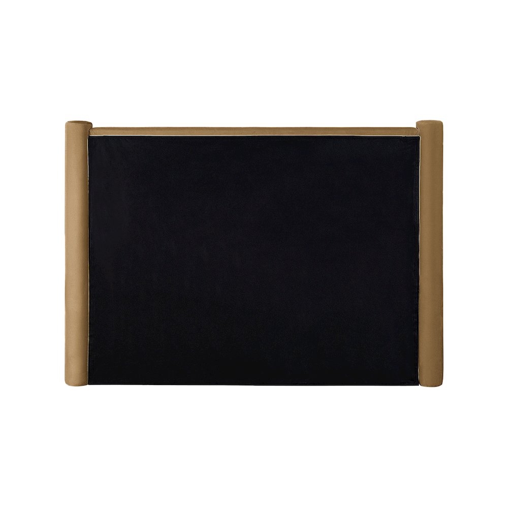 Elias Saddle Velvet King Bed