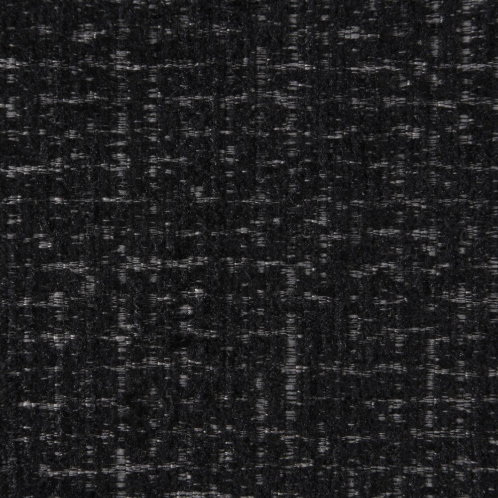 Baylor Black Fabric With Interwoven Chenille Upholstered Full Bed