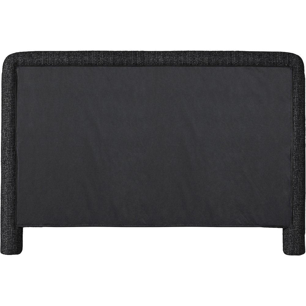 Baylor Black Fabric With Interwoven Chenille Upholstered King Bed