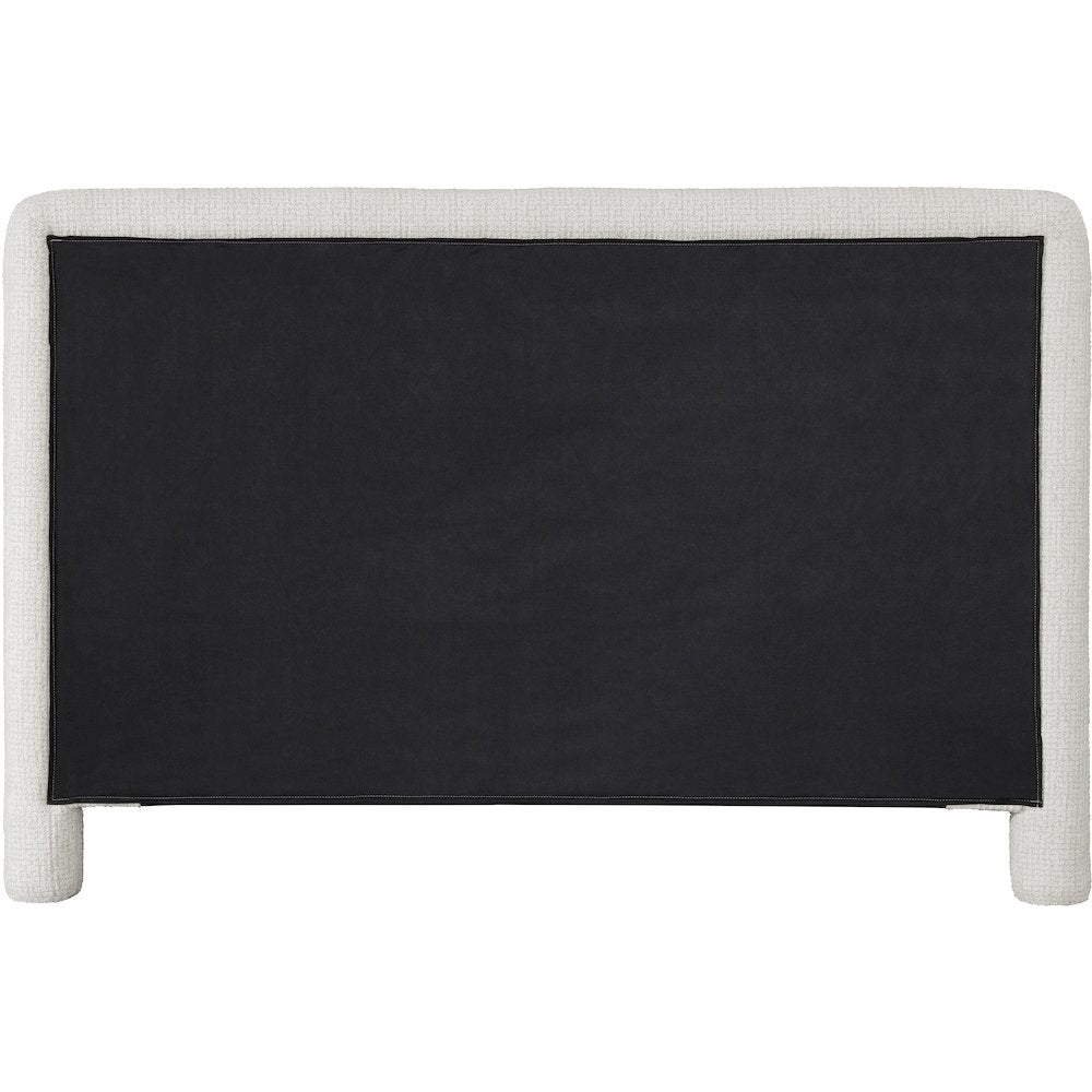 Baylor Cream Fabric With Interwoven Chenille Upholstered Queen Bed