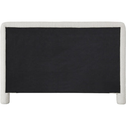 Baylor Cream Fabric With Interwoven Chenille Upholstered Queen Bed