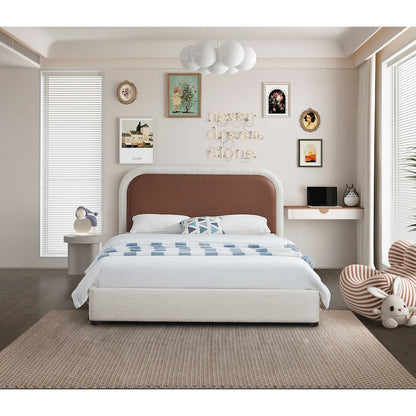 Blake Brown Vegan Leather Full Bed