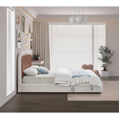 Blake Brown Vegan Leather Full Bed
