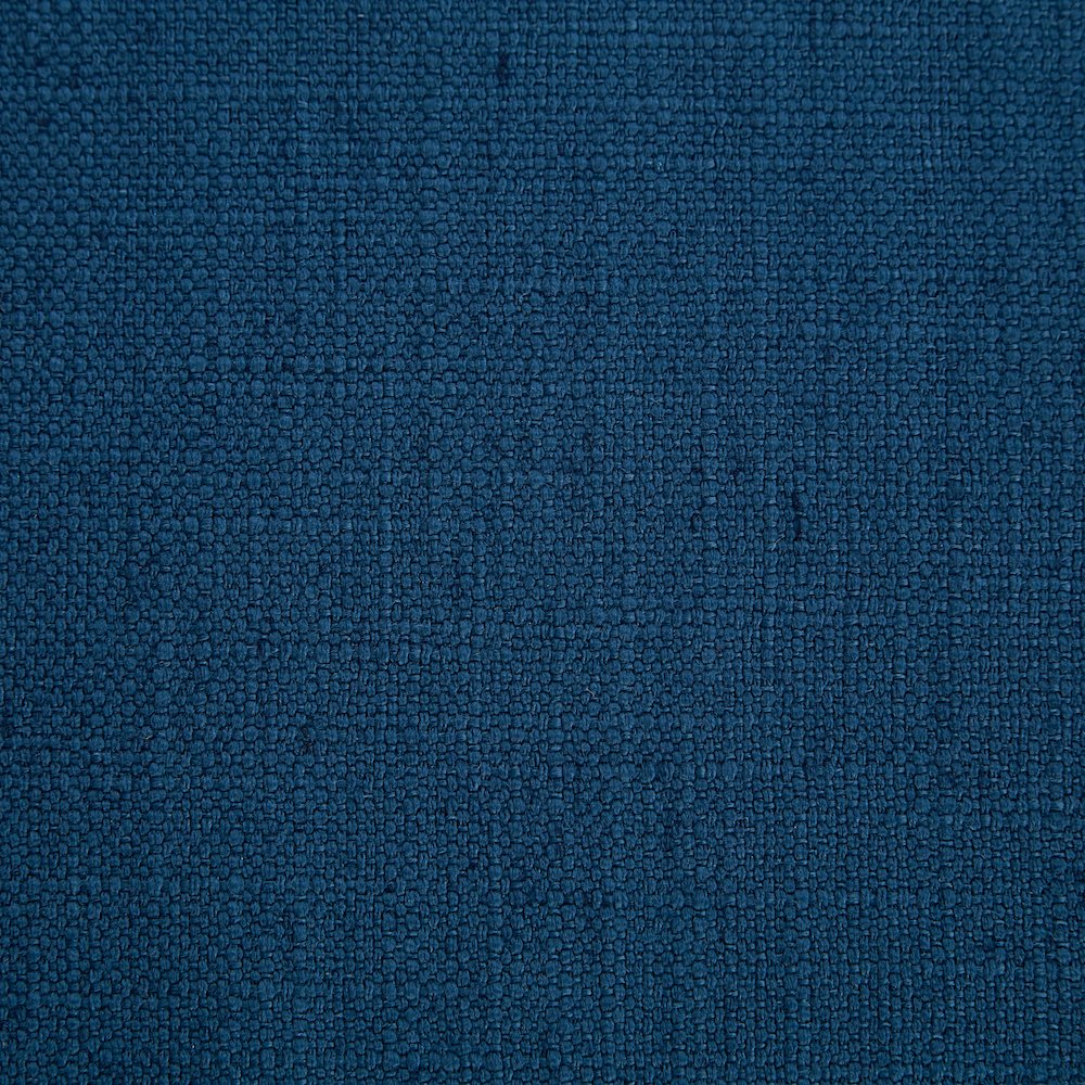 Brooke Navy Linen Textured Fabric King Bed