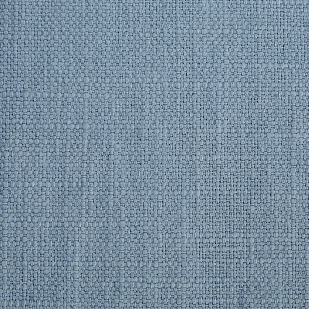 Brooke Light Blue Linen Textured Fabric King Bed