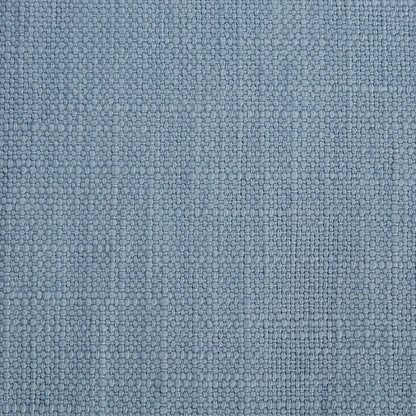 Brooke Light Blue Linen Textured Fabric Queen Bed