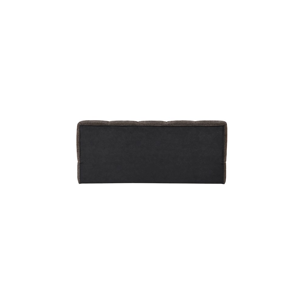 Carlin Brown Chenille Fabric King Bed