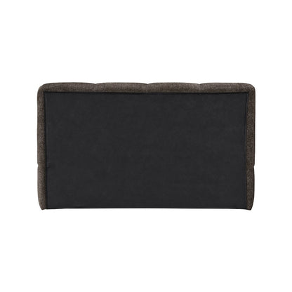 Carlin Brown Chenille Fabric Twin Bed
