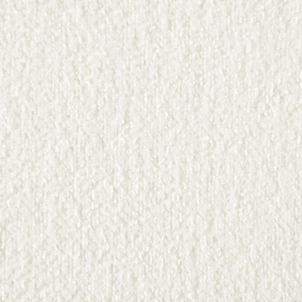 Carlin Cream Chenille Fabric King Bed
