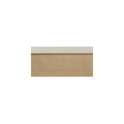 Casa Cream Vegan Leather Queen Bed