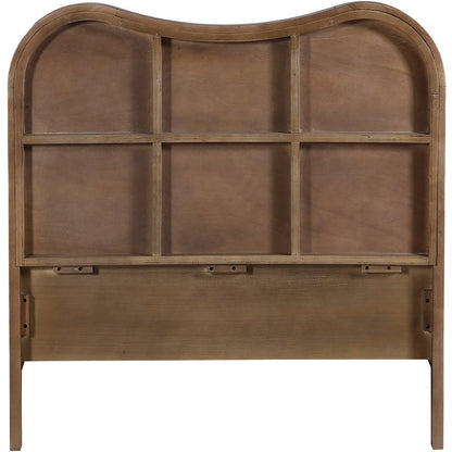Windsor Brown Solid Wood Twin Bed (3 Boxes)