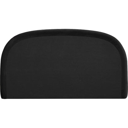 Celine Black Velvet Upholstered Queen Bed