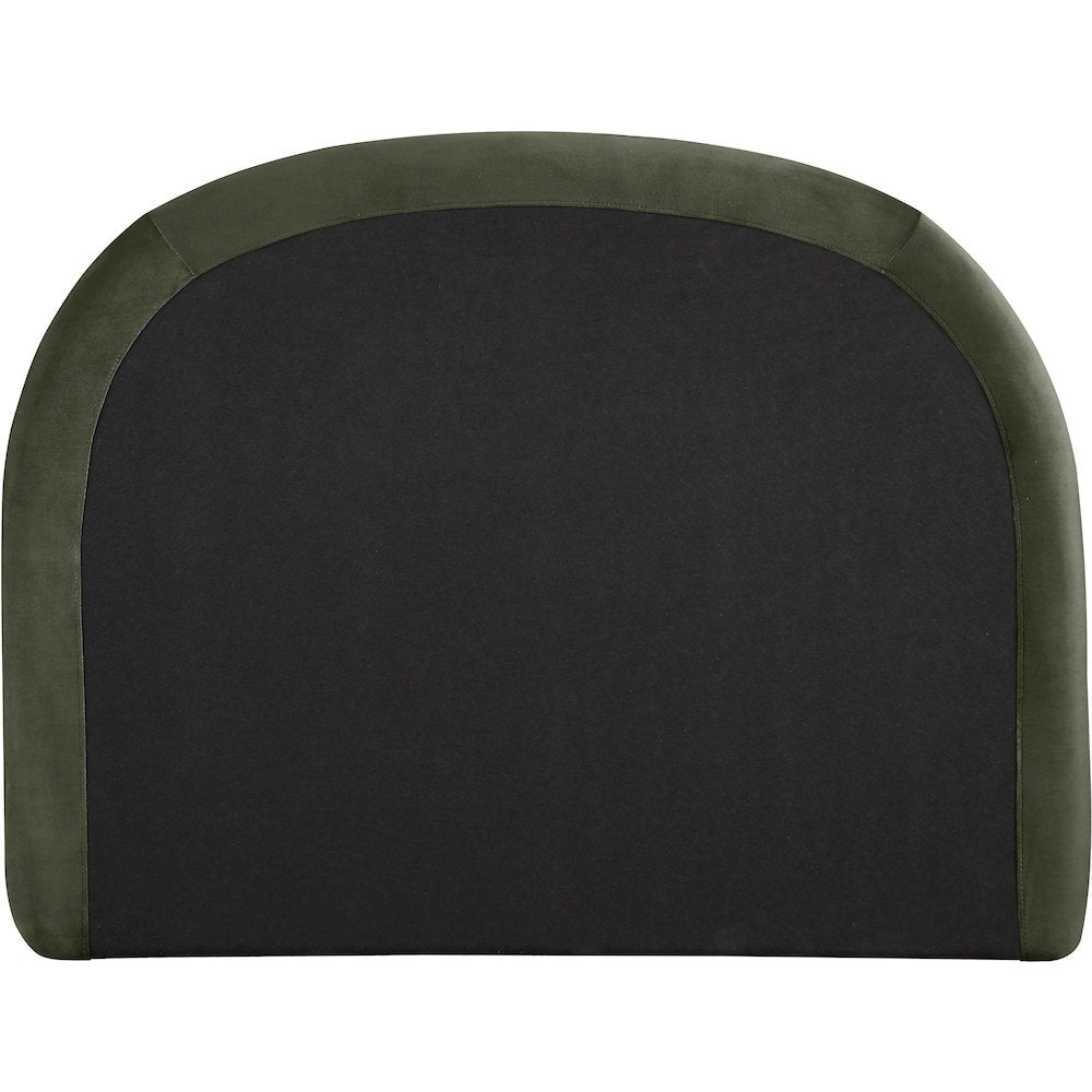 Celine Green Velvet Upholstered Twin Bed