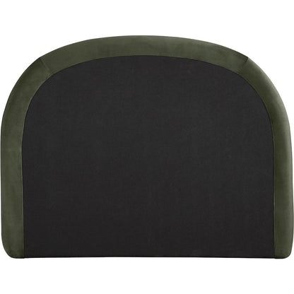 Celine Green Velvet Upholstered Twin Bed