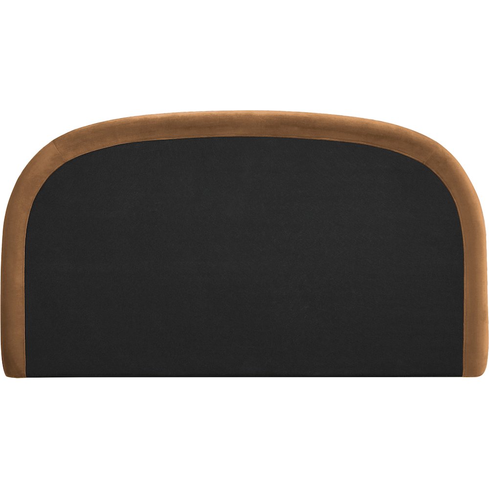 Celine Saddle Velvet Upholstered King Bed