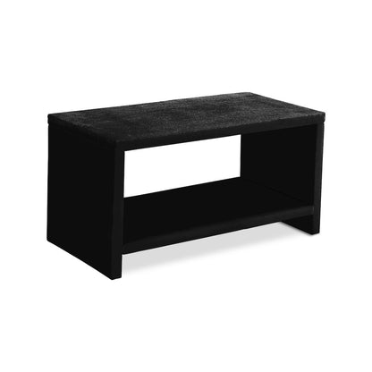 Cleo Black Velvet Night Stand