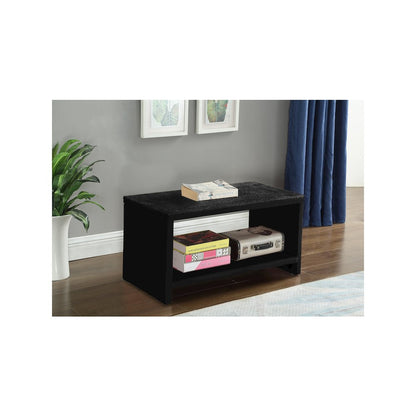 Cleo Black Velvet Night Stand