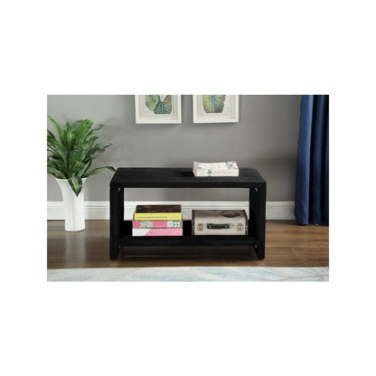Cleo Black Velvet Night Stand