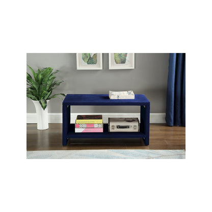Cleo Navy Velvet Night Stand