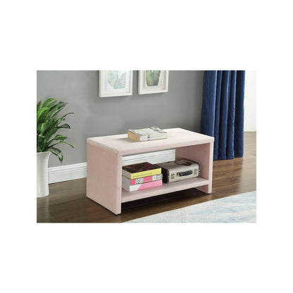 Cleo Pink Velvet Night Stand