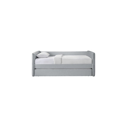 Colton Grey Linen Textured Fabric Twin Daybed