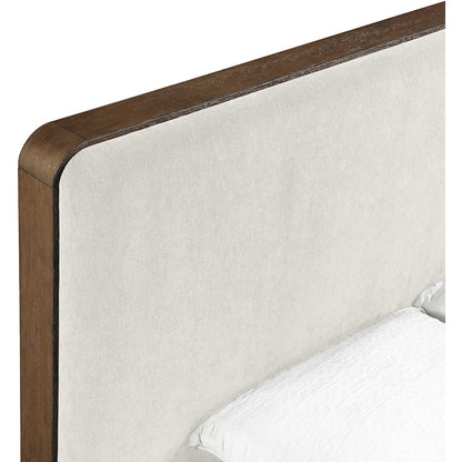 Dalton Cream Fabric Upholstered King Bed
