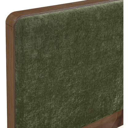 Dalton Green Fabric Upholstered King Bed