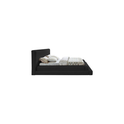 Dane Black Teddy Fabric Full Bed