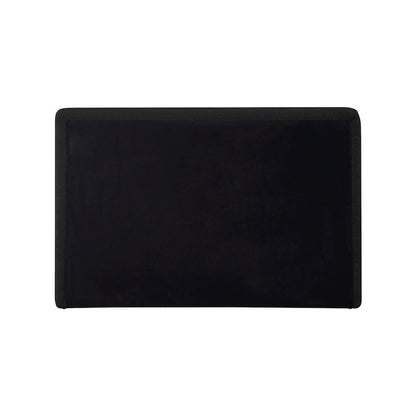 Dane Black Teddy Fabric Twin Bed