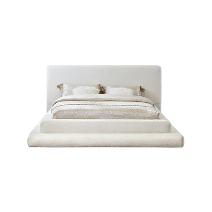 Dane Cream Teddy Fabric Full Bed