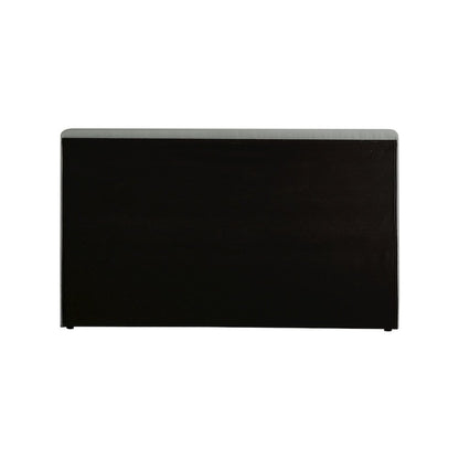 Devin Grey Linen Textured Fabric Queen Bed