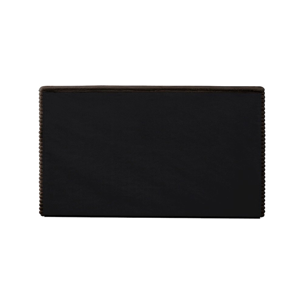 Dexter Brown Corduroy Fabric King Bed